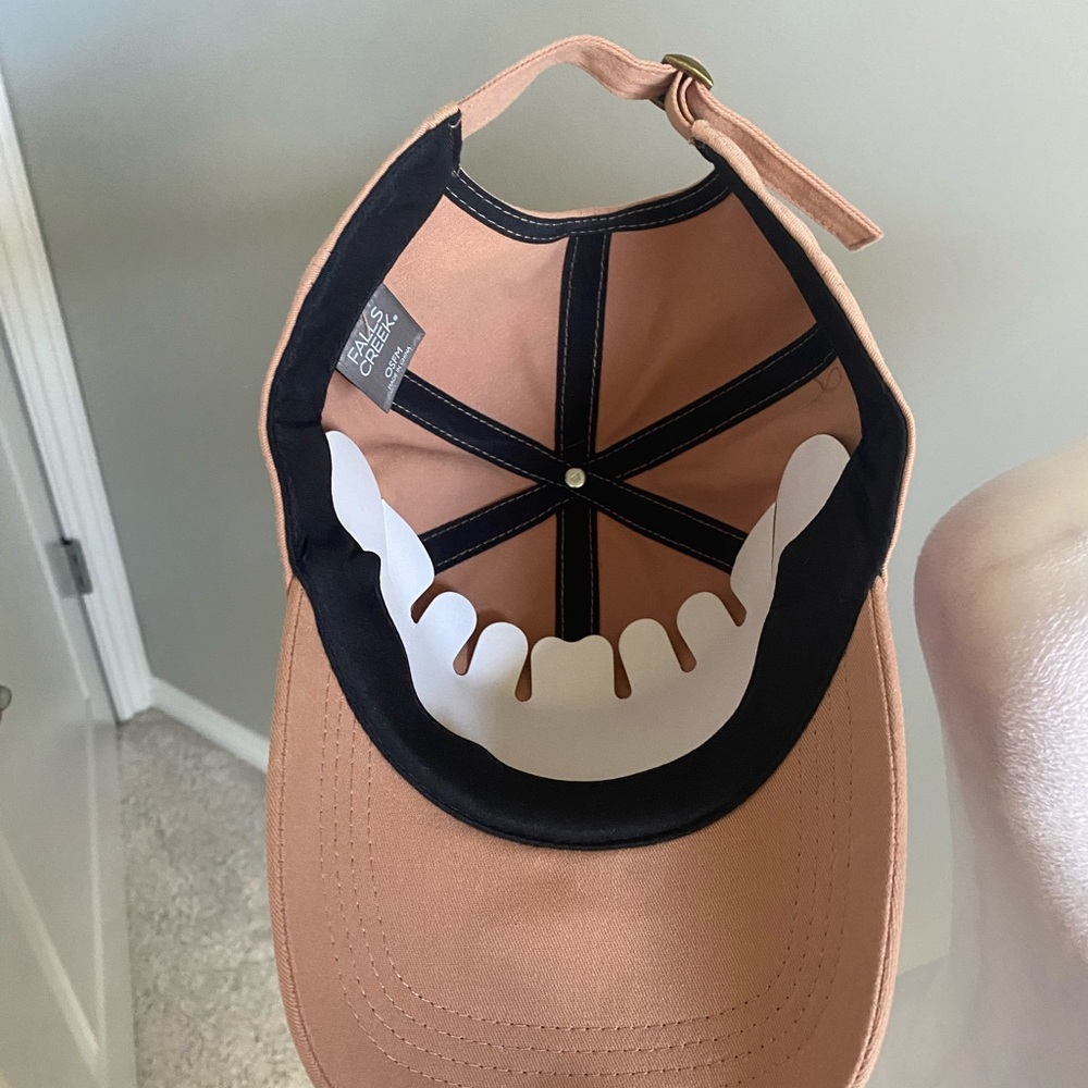 Falls Creek Tan Cap with Mushroom Design - Picture 4 of 5